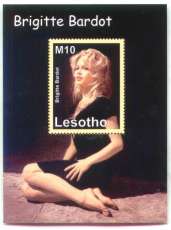 1237_Brigitte-Bardot-Stamp-S-Sheet-Lesotho-MNH