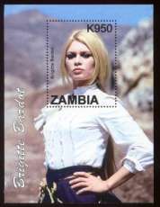 1292_Brigitte-Bardot-Stamp-S-Sheet-Zambia-MNH