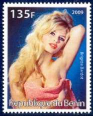 1462_Brigitte-Bardot-French-Actress-Single-Stamp-MNH-2009
