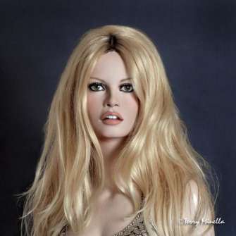 Brigitte Bardot .  sculpture / mannequin