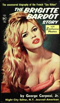 Belmont L-504 Paperback Original (1961). Photo of Brigitte Bardot on the cover