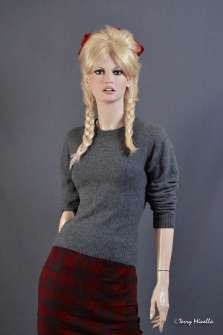 Brigitte Bardot . sculpture / mannequin