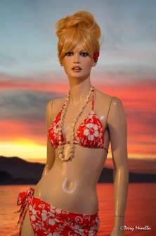 Brigitte Bardot sculpture mannequin life-size