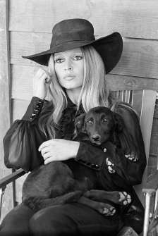 French actress Brigitte Bardot on the set of 'Les Petroleuses' a.k.a. 'The Legend of Frenchie King', directed by Christian-Jaque in Spain, 1971.