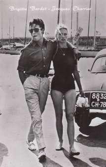 Brigitte Bardot and Jacques Charrier
