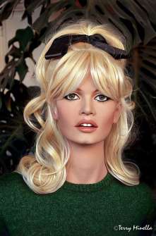 Brigitte Bardot  sculpture  mannequin