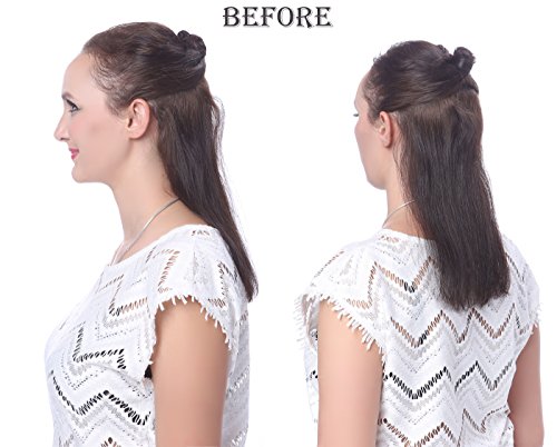 Onedor 24 Straight Dip Dye Color Twotone Ponytail Drawstring